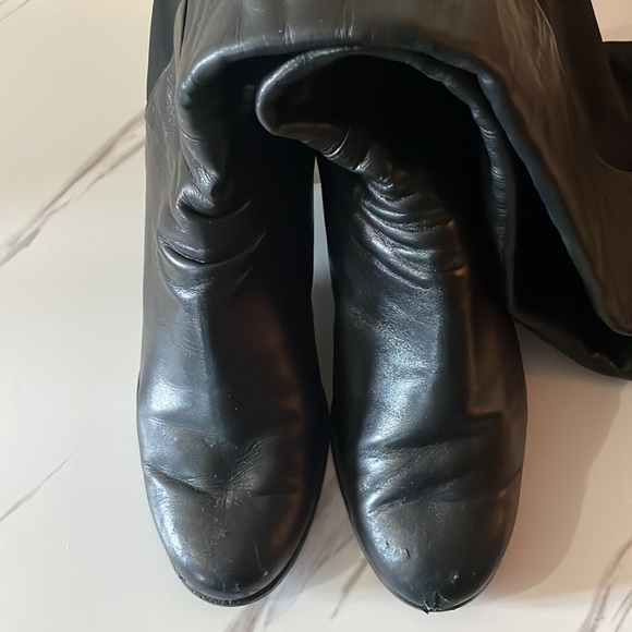 Stuart Weitzman Stand Leather Over-The-Knee Boot - Picture 4 of 11